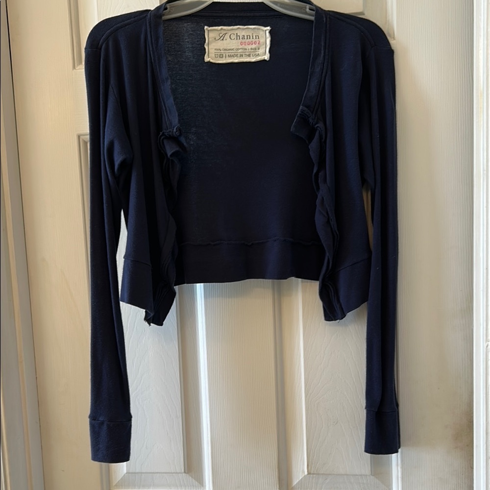 Women's Black Cardigan Top